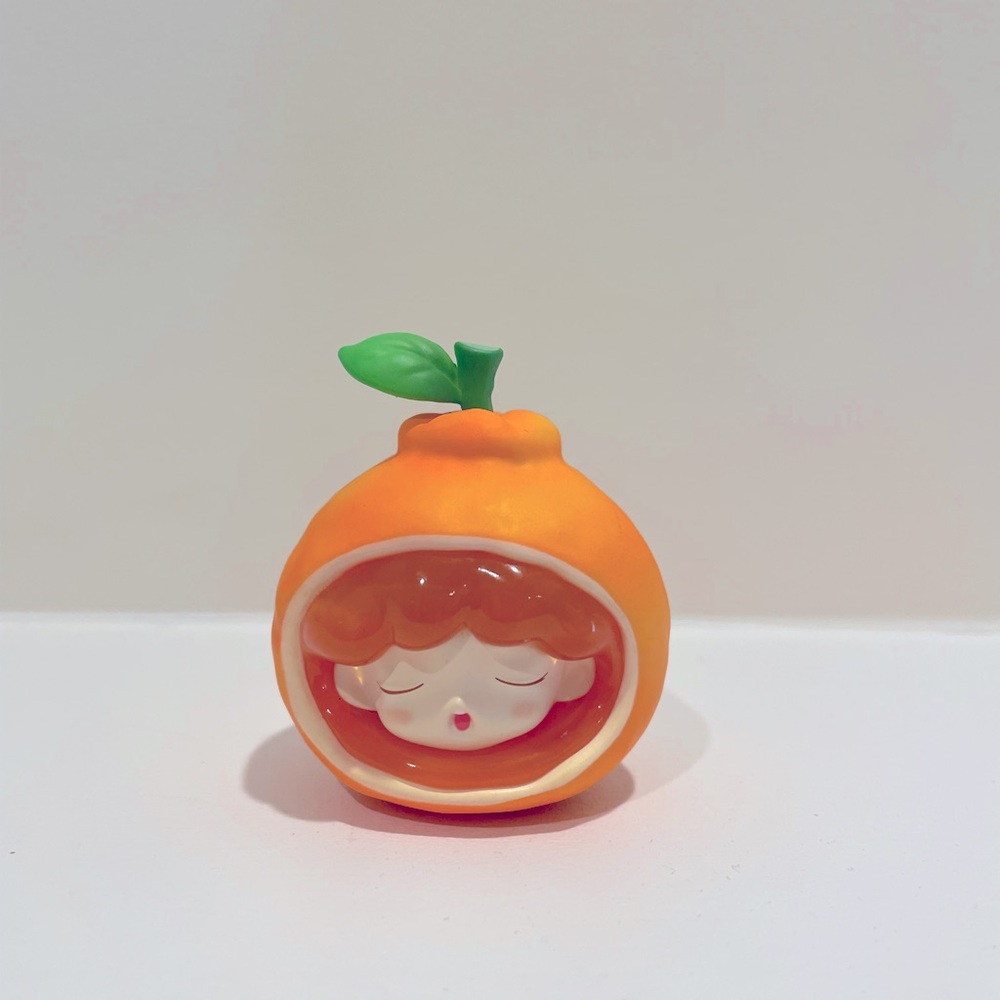 Orange head Vinyl figure blindbox joytoy yumo fruit market
